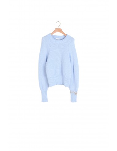 Pull avec  bijou sur la manche soldes