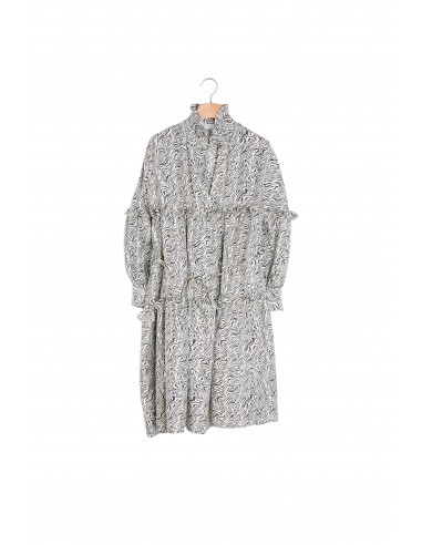 Robe imprimée oversize en soie chez Cornerstreet bien 