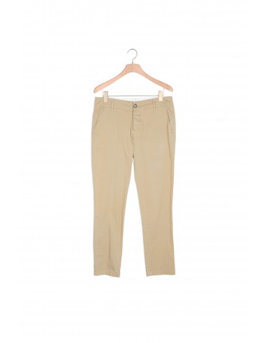 Pantalon chino en coton stretch ouvre sa boutique