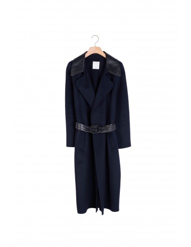 Trench coat en double face en laine destockage